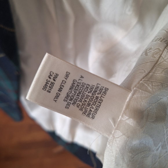 Juicy Couture Tartan Blazer in Green and Blue - Picture 3 of 7